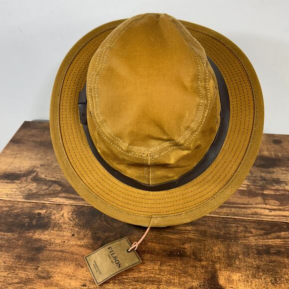 Filson Tin Packer Hat Dark Tan Size XL Made In USA NWT - Picture 9 of 9